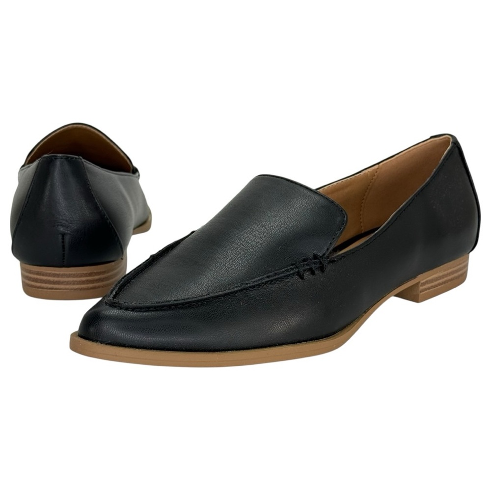 Dolce Vita Island Black Faux Leather Womens Flats Size 6.5M - Picture 9 of 11